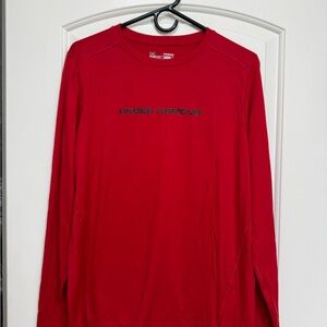 Under Armour Men's Red Long Sleeve Shirt